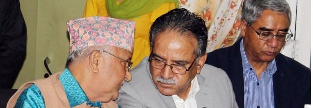 ओली र प्रचण्डबीच छलफल चल्दै