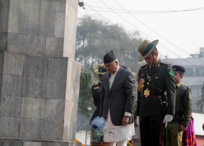 आज शहीद दिवस, ज्ञात–अज्ञात शहीदप्रति प्रधानमन्त्रीबाट श्रद्धाञ्जली, राष्ट्रपति तथा उपराष्ट्रपतिद्धारा शुभकामना व्यक्त