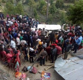 अर्घाखाँची जीप दुर्घटना : ज्यान गुमाउनेकाे सङ्ख्या ४ पुग्याे