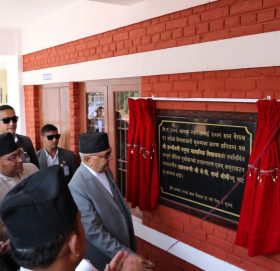 काभ्रेमा भूकम्प प्रतिरोधी र सुविधासम्पन्न विद्यालय, प्रधानमन्त्रीले गरे उद्घाटन
