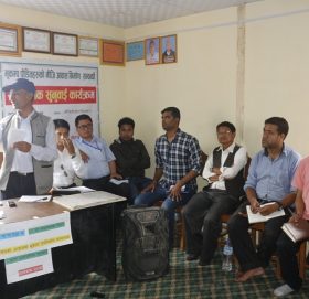 निजि आवास पुन निर्माण सम्बधी  सार्वजनिक सुनुवाई सम्पन्न   