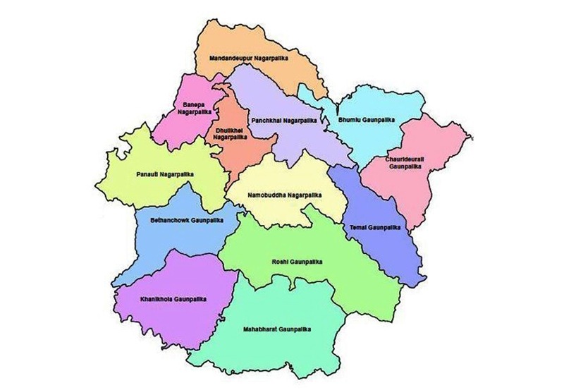 काभ्रेका कुन स्थानीय तहलाई कति बजेट ?