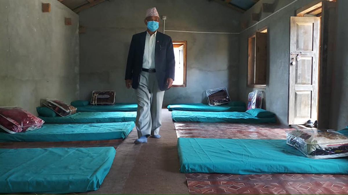 काभ्रेको तेमालको सबै वडामा क्वारेन्टाइन