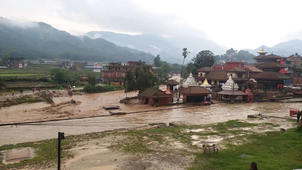 पनौतीमा बाढीले पुर्याएको क्षतिको बिवरण संकलन जारी