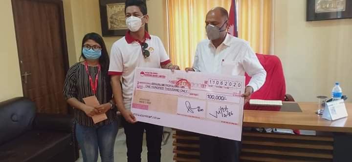 पिसिआर मेशिन खरिदको लागी विभिन्न सस्थाबाट सहयोग
