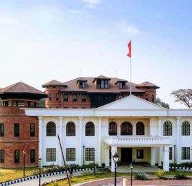 लकडाउनका बेला राष्ट्रपति कार्यालयमा ८४ लाखकाे भव्य शौचालय बन्दै