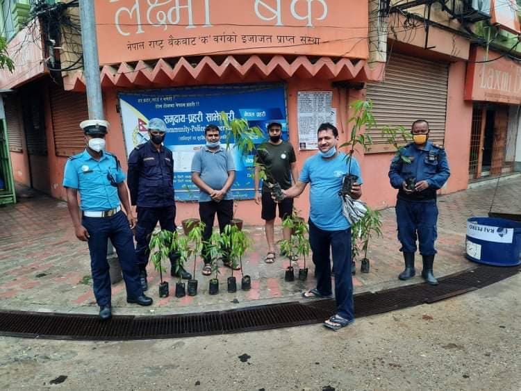 ग्रीन सिटीद्वारा बृक्षा रोपण