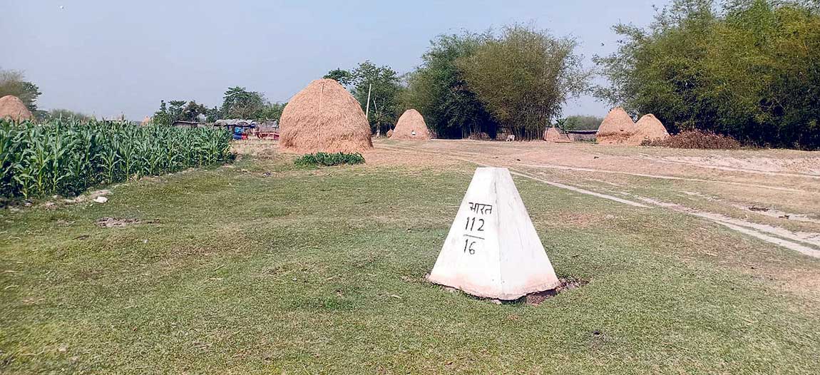 लालपुर्जा नेपालको, भूमि भारतीय कब्जामा