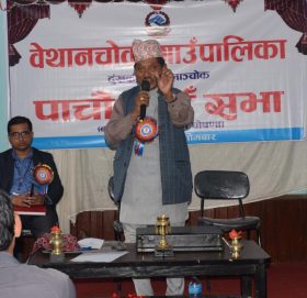 समयमै काम नसक्ने ठेकेदारलाई कारबाही गर्छु : अध्यक्ष तिमिल्सिना