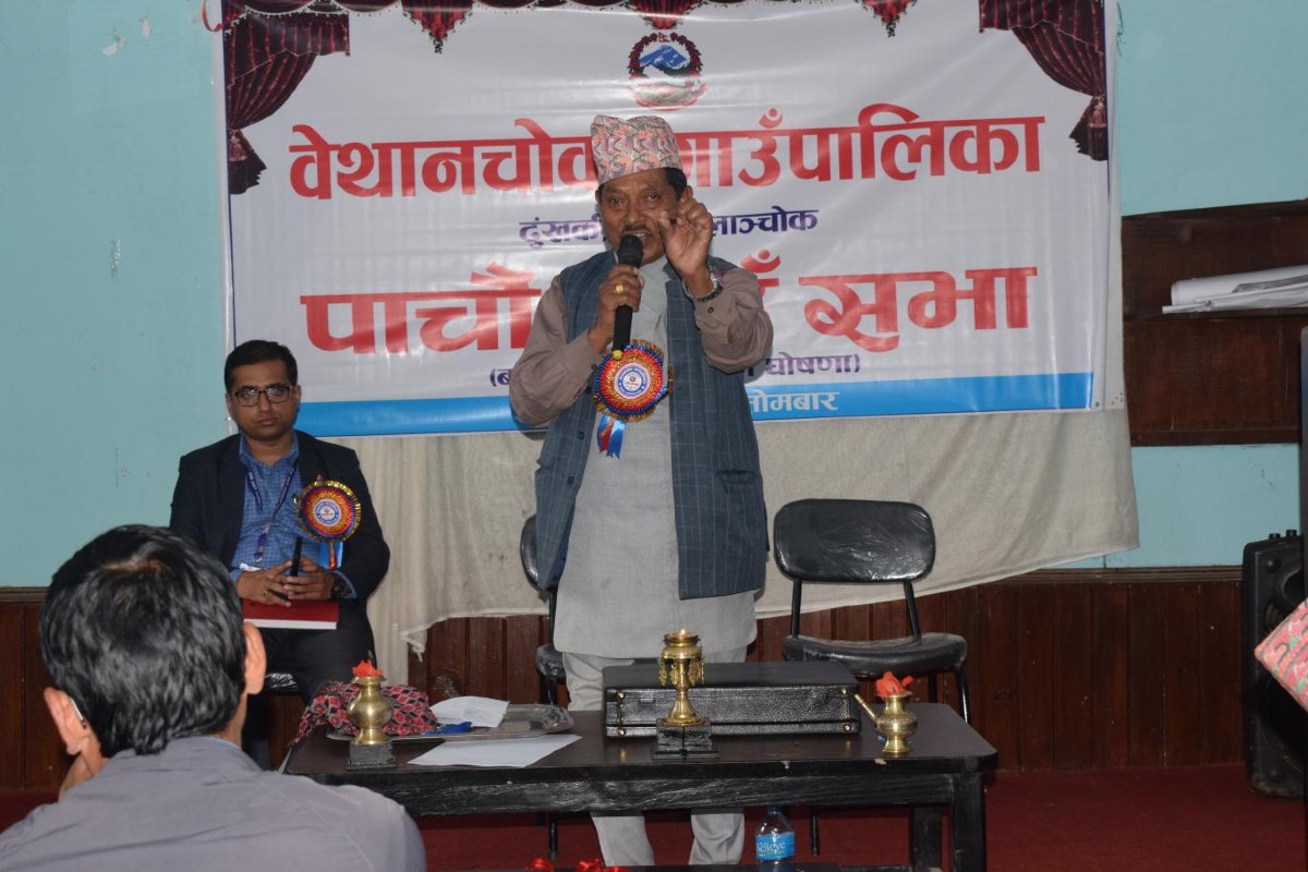 समयमै काम नसक्ने ठेकेदारलाई कारबाही गर्छु : अध्यक्ष तिमिल्सिना