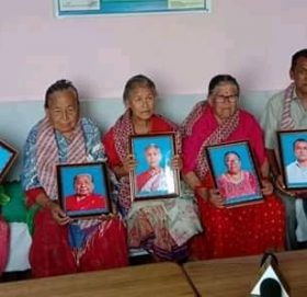पत्रकार बजगाईको जन्मदिन वृद्धाश्रममा