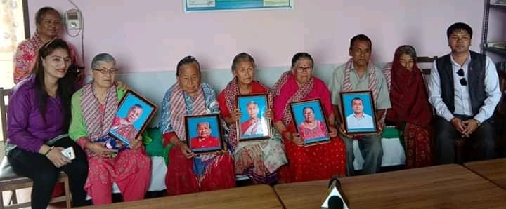 पत्रकार बजगाईको जन्मदिन वृद्धाश्रममा