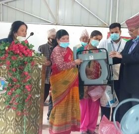 नमोबुद्धमा अपाङ्गता भएका नागरिकहरुलाई सहायता सामाग्री वितरण