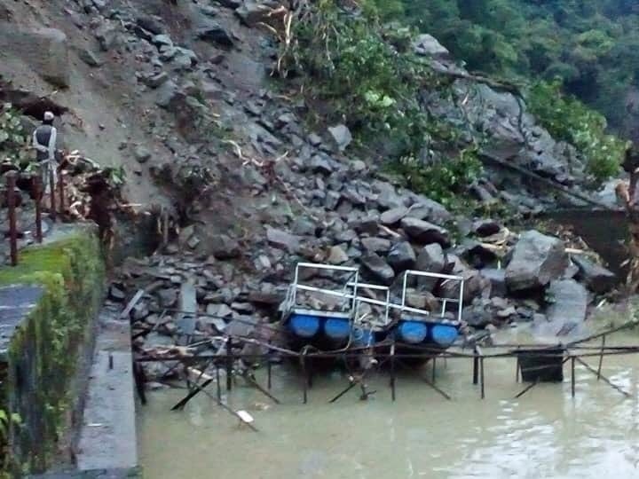 इन्द्रावती जलविद्युत् आयोजनामा पहिरो, मानव बस्ती समेत जोखिममा