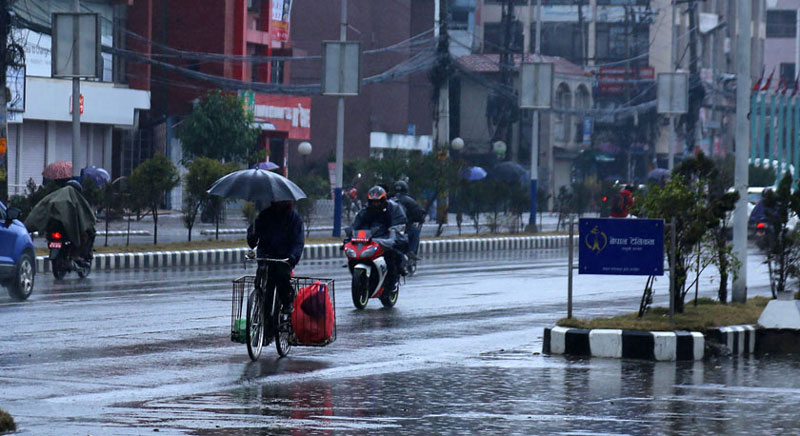 मनसुन सक्रिय: तीन दिन देशभर वर्षा हुने