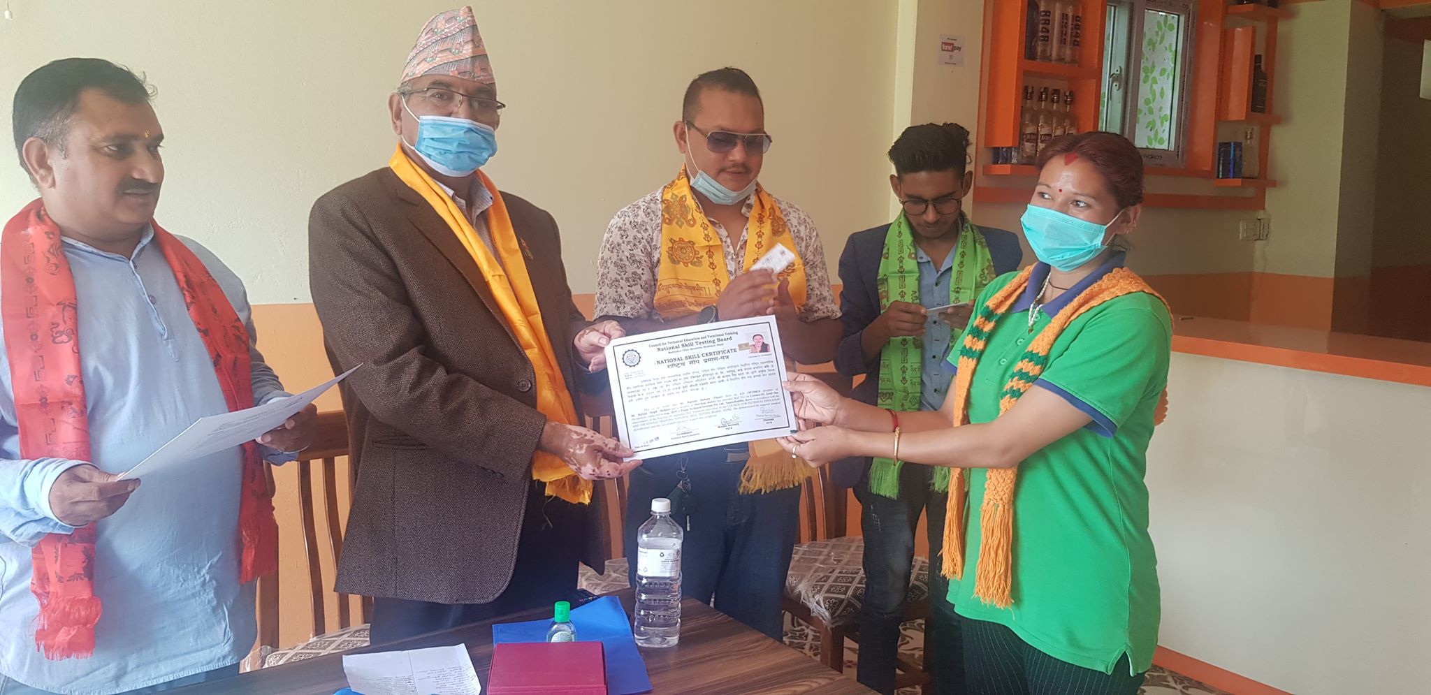 काभ्रेको नमोबुद्धमा कुक तालिम सम्पन्न
