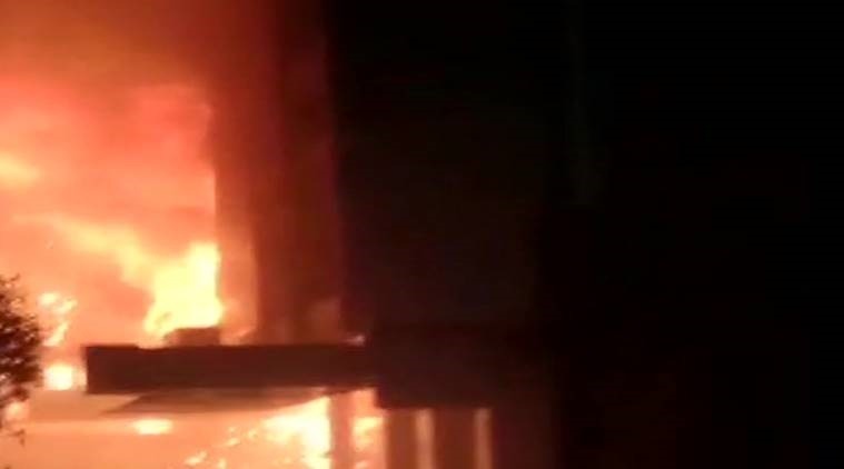 कोरोनाका बिरामी राखिएको एक होटलमा आगलागी, सातको ज्यान गयो