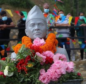 धुलिखेल २ का स्वर्गीय वडाध्यक्ष कोइरालाको स्मृति पार्क निर्माण पुरा