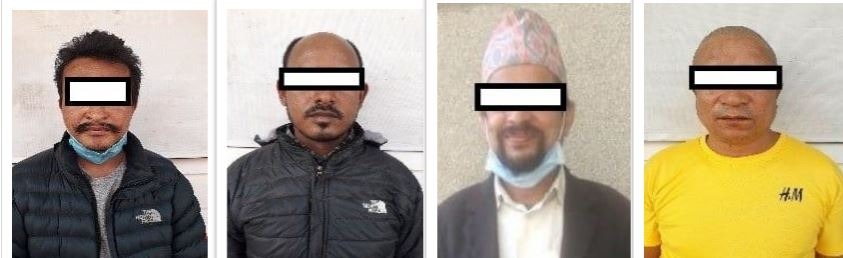 व्यवसायीहरूलाई धम्क्याएर तीन करोड माग्ने काभ्रेका एक जना सहित चार जना प’क्राउ
