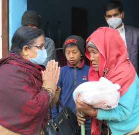 काभ्रेको मण्डनदेउपुर नगरपालिकामा अपाङ्गता भएका व्यक्तिहरुको घरदैलो अनुगमन