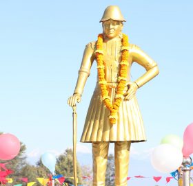 धुलिखेलमा बलभद्र कुँवरको शालिक (भिडियो सहित)