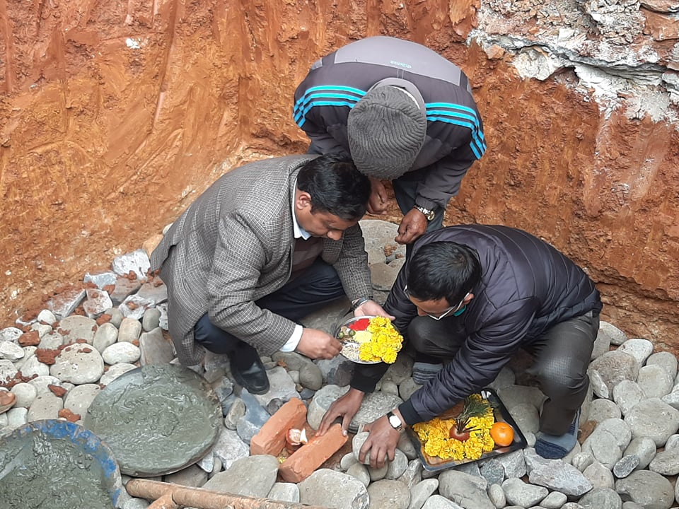 सांसद लम्सालको पहलमा सर्वमंगला क्याम्पसमा नयाँ भवन बन्दै