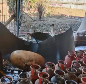काभ्रेको बनेपामा ग्यास भण्डारण गर्ने ट्यांकी पड्कियो, ३ जना घा’इते