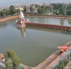 रानीपोखरीबाट लेउ निकालिँदै
