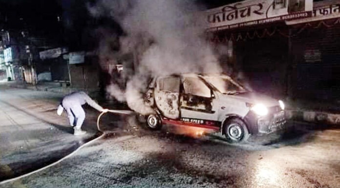 दाहाल–नेपाल समूहको बन्दः आगजनीदेखि तोडफोडसम्म