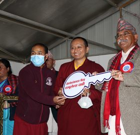 नमोबुद्ध नगरलाई एम्बुलेन्स हस्तान्तरण
