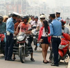 काभ्रेमा आज ४५ वटा मोटरसाइकल प्रहरीको नियन्त्रणमा