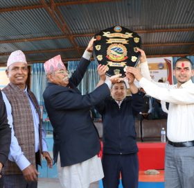 नमोबुद्ध नगरस्तरीय राष्ट्रपति रनिङ शिल्ड जनक माविलाई