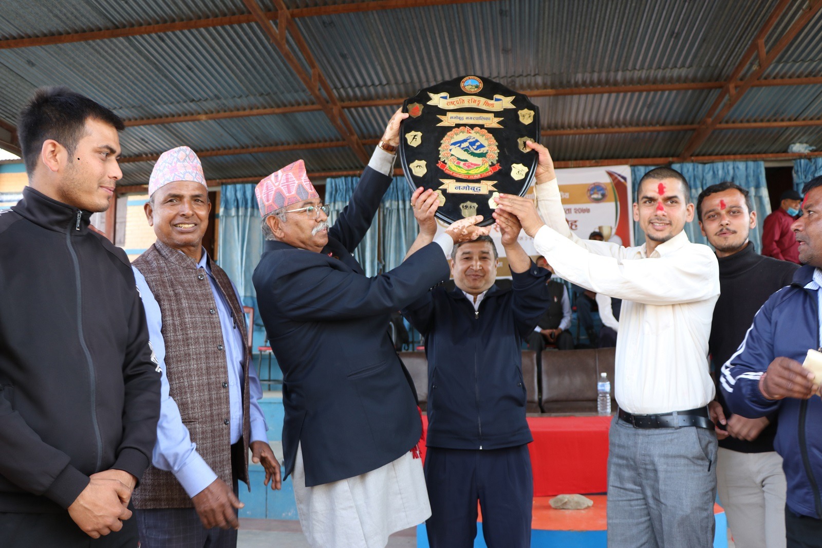 नमोबुद्ध नगरस्तरीय राष्ट्रपति रनिङ शिल्ड जनक माविलाई