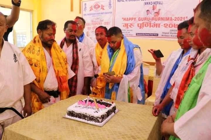 कराँते संघले मनायो गूरु पूर्णिमा