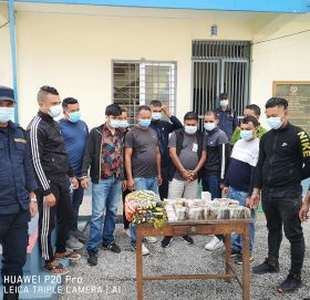 काभ्रेबाट ११ जना जुवाडे पक्राउ, ७ लाख बरामद