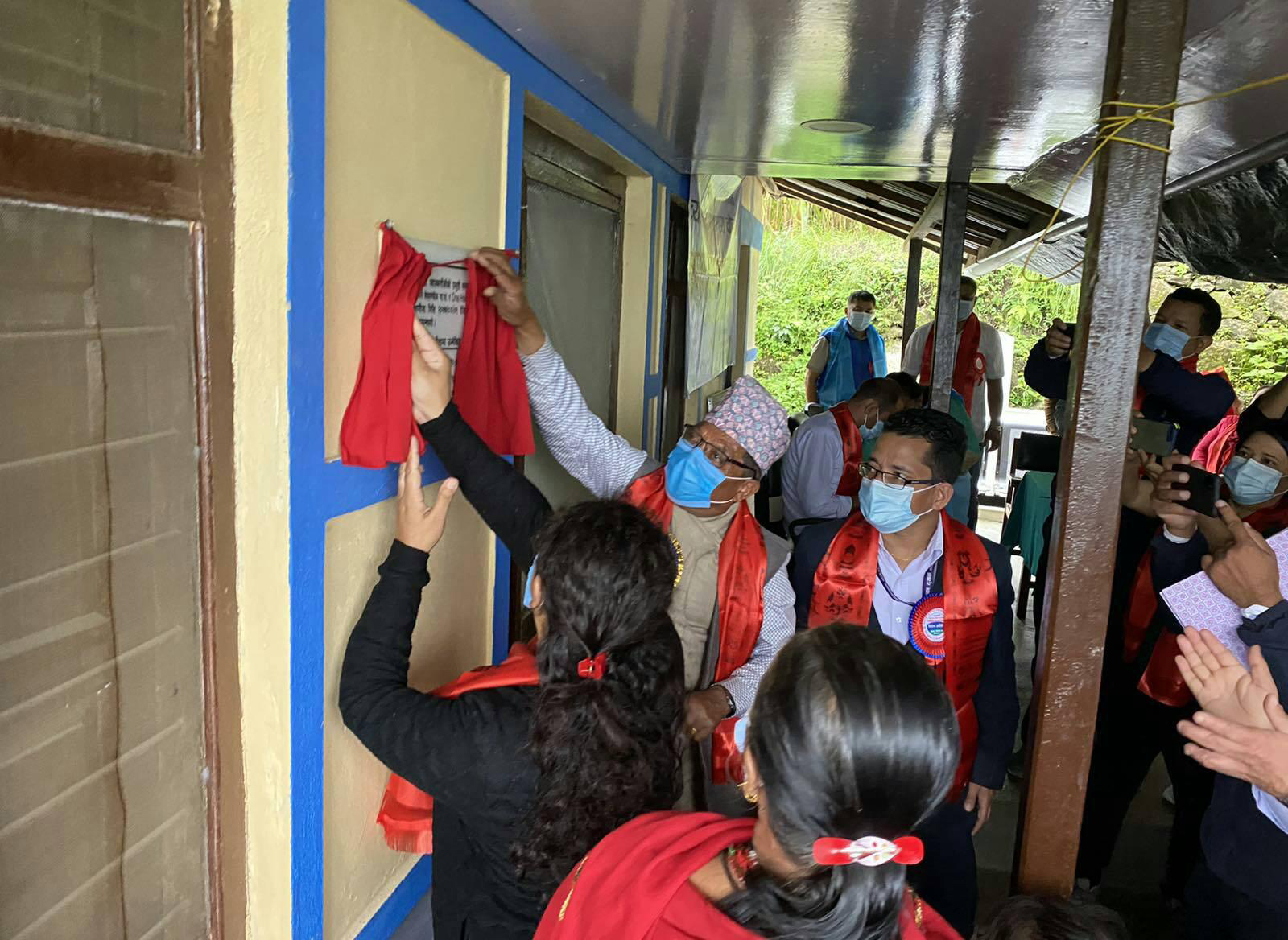 बेथानचोक गाउँपालिका-१ को स्वास्थ चौकी भवनको उद्घाटन