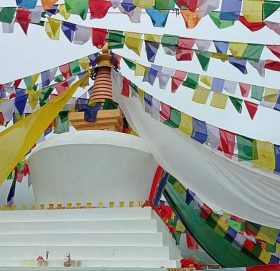 धुलिखेल ११ मा यस्तो बन्यो छ्याेर्तेन गाेम्पा