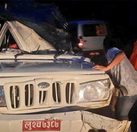 पहिरोले जिप पुरिंदा चालकको मृत्यु