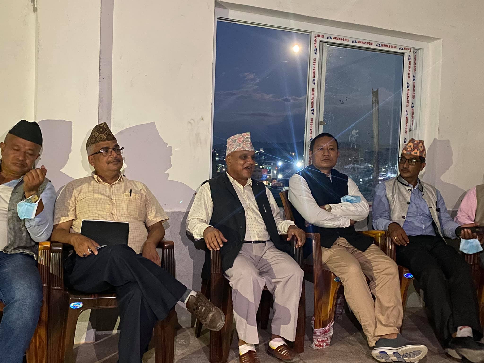 काभ्रे कांग्रेसका नेताहरू एकै ठाउँ भेला भएर गरे यस्तो निर्णय