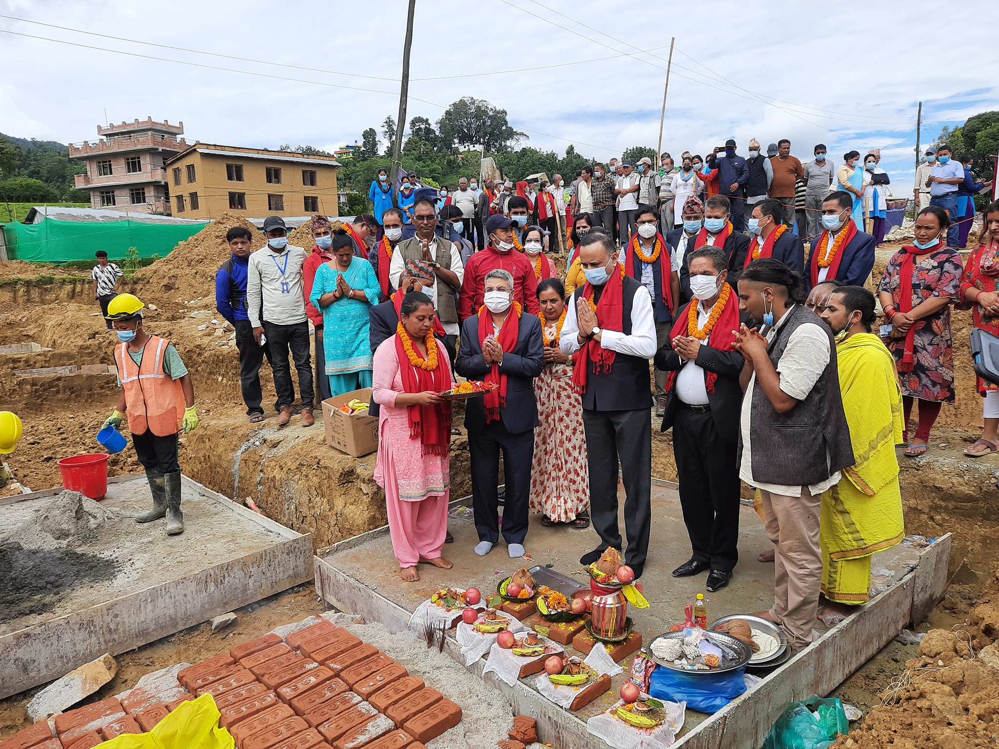 काभ्रेको खेपासीमा नगरस्तरीय अस्पताल बन्दै