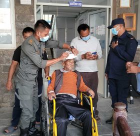 भकुण्डेबाट अलपत्र वृद्धको उद्धार