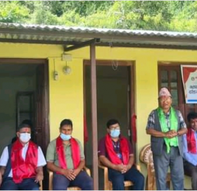 मण्डनदेउपुर नगरपालिकाको सिपाघाटमा खोप र गाउँ घर क्लिनिक केन्द्र उदघाटन