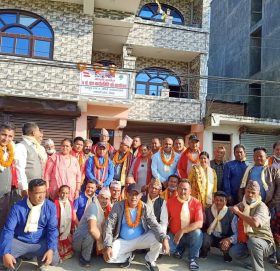 नमोबुद्ध नगरपालिका ७ को काँग्रेस पार्टी कार्यालय उद्घाटन