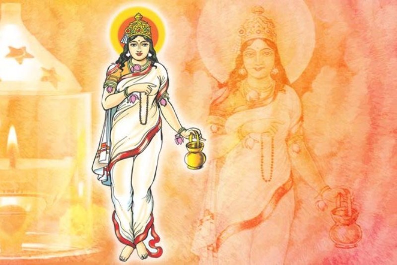 दशैंको दोस्रो दिन, ब्रह्मचारिणीको पूजा