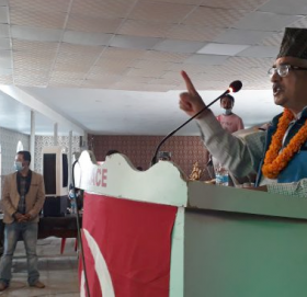 गोकुल बाँस्कोटा मन्त्री भएपछि काभ्रे जिल्लाको बदनाम भयो : सभापति मधु आचार्य