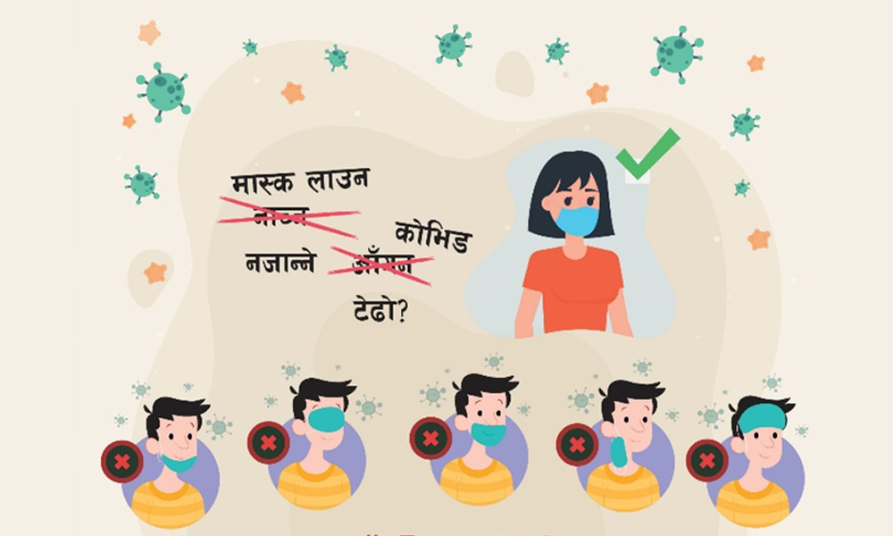 यस्ता छन् मास्क लगाउँदा बारम्बार हुने पाँच गल्ती र ख्याल गर्नुपर्ने ४ कुरा