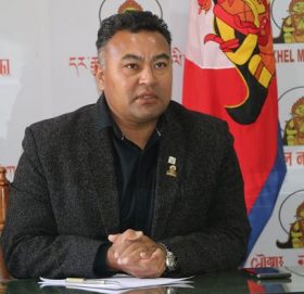 ग्लास्गोमा जारी कोप २६ मा धुलिखेलका मेयर अशोक ब्याञ्जुले आज सम्बोधन गर्दै