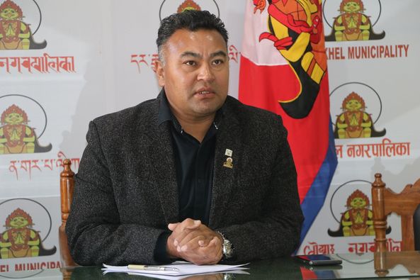 ग्लास्गोमा जारी कोप २६ मा धुलिखेलका मेयर अशोक ब्याञ्जुले आज सम्बोधन गर्दै