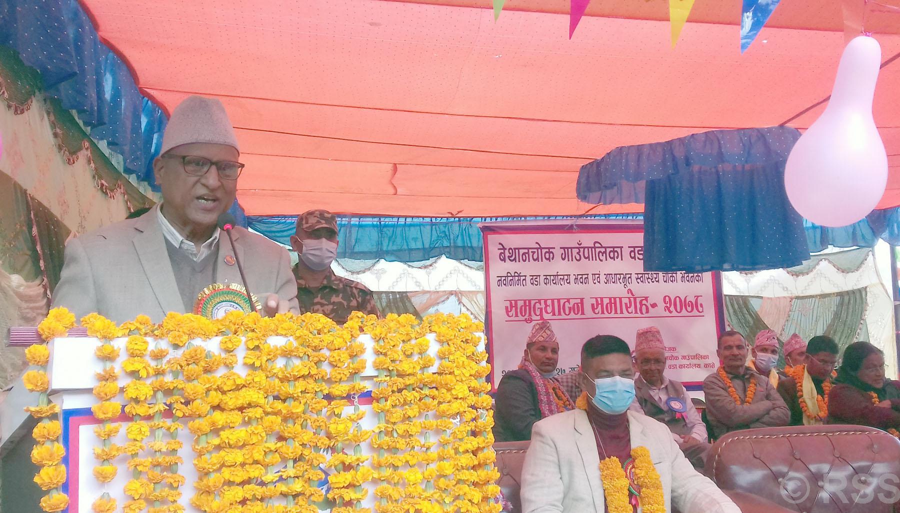 काभ्रे आएर मन्त्री बडूले भने “न्यायालयको समस्या छिट्टै समाधान हुनेमा सरकार विश्वस्त छ “