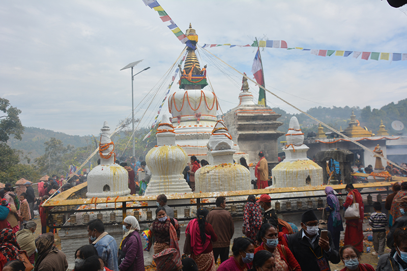 दुई वर्ष पछि लाग्यो काभ्रेको नमोबुद्धमा कार्तिक पूणीमामा मेला